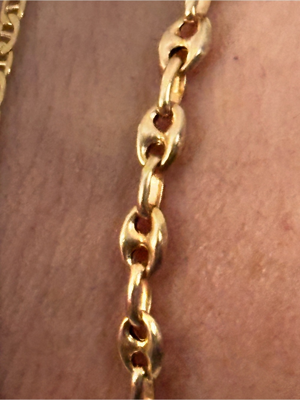 10k Yellow Gold 7” Gucci Puff Mariner Bracelet NEW Made in Italy - Picture 5 of 8